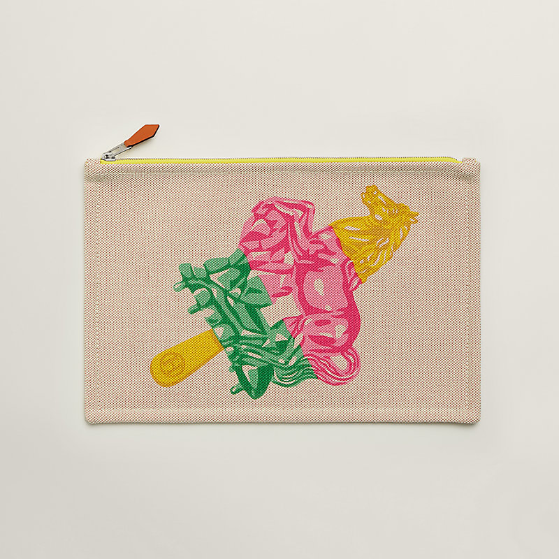 おしゃれ♪上品【HERMES】Trousse Succulent Sultan ポーチ Succulent Sultan case | Hermès Finland